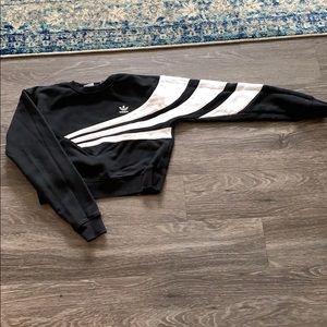 Adidas cropped crew neck